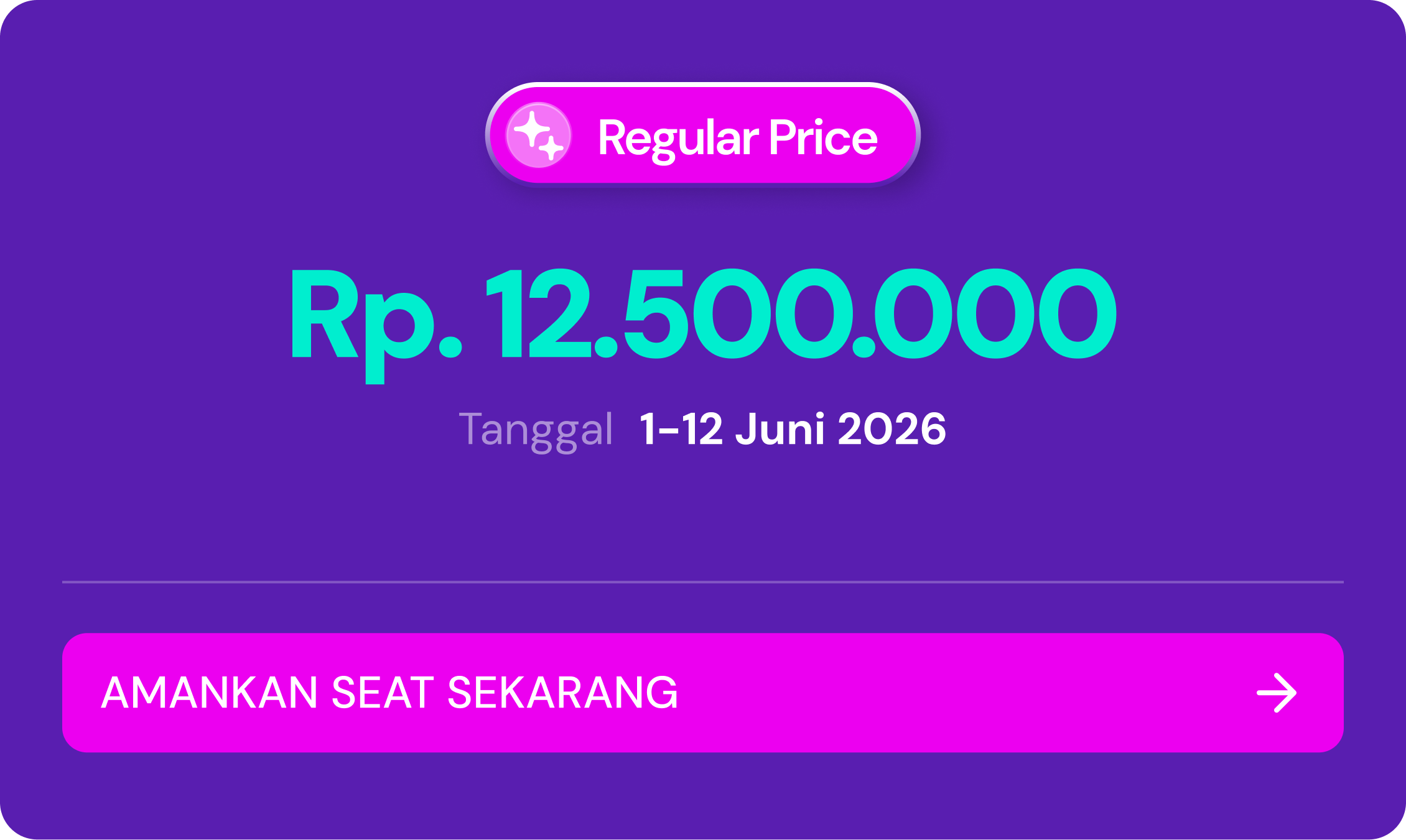 Regular Price Package Card Button